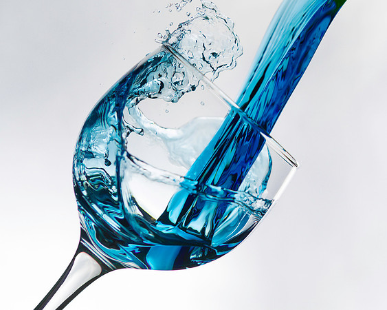 Blue Water Splash