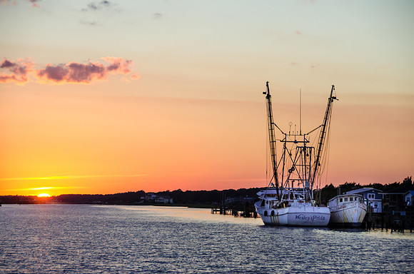 Shrimp Boat Sunset