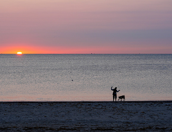 Revere Beach Sunrise Boston
