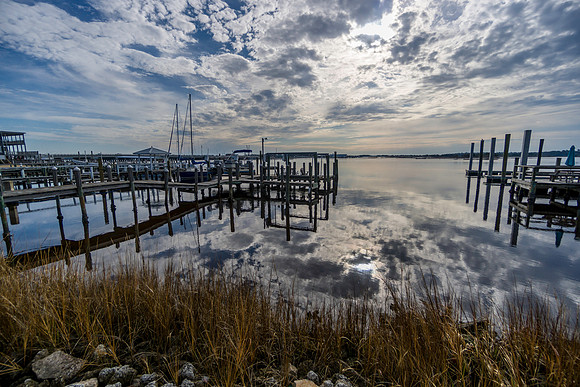 Swansboro Pier Reflection