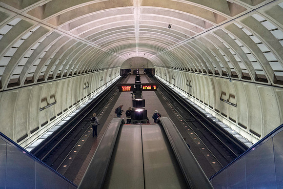 Empty Metro Station