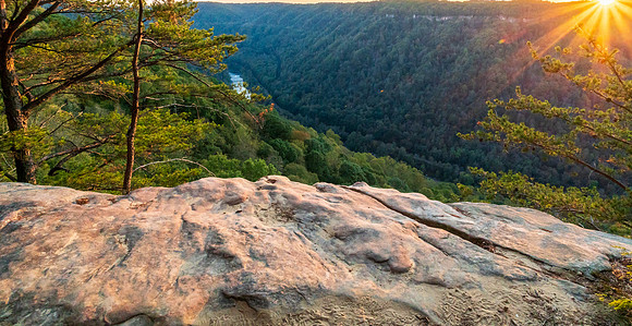 Sunset at Beauty Mountain WVa.
