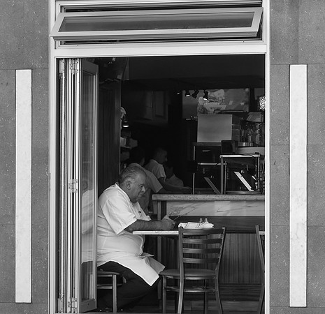Bartender waiting for Customer Boston